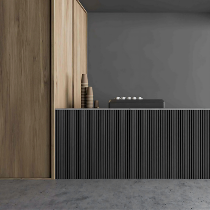 PD- 2003 - 12 MM HDHMR FLUTED PANEL - 3D PANEL (8 FT X 4FT ) - MDF FLUTED SERIES