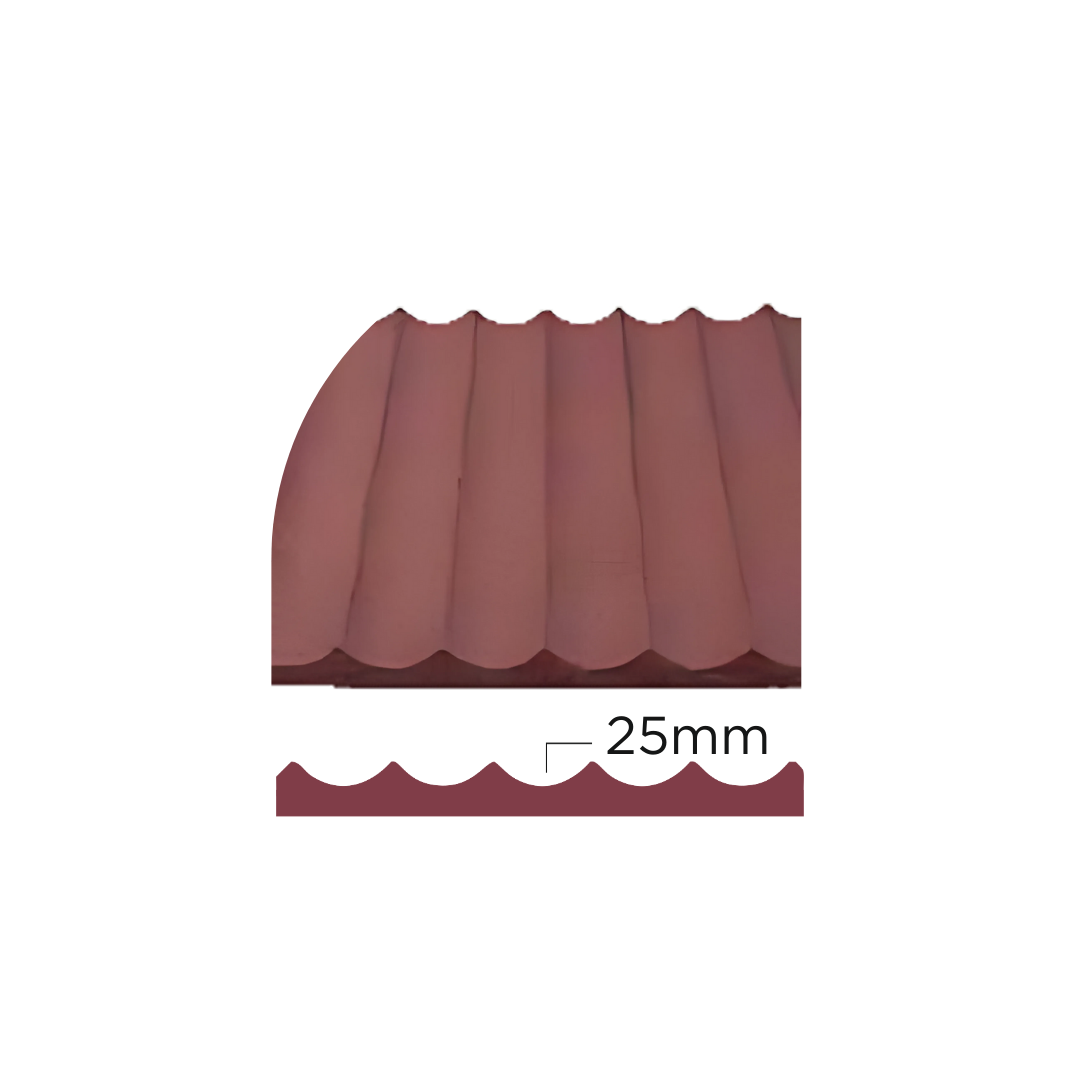PD- 2004 - 12 MM HDHMR FLUTED PANEL - 3D PANEL (8 FT X 4FT ) - MDF FLUTED SERIES