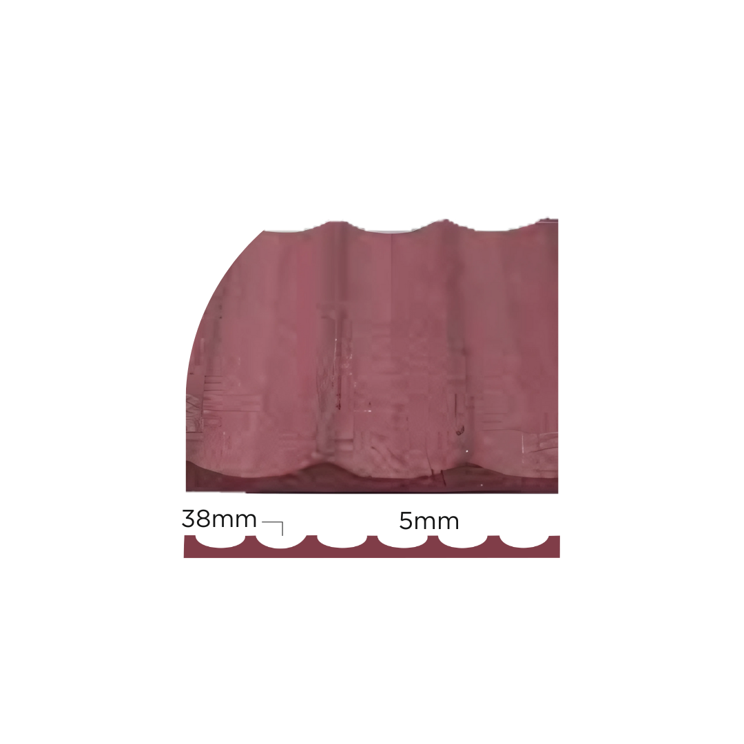 PD- 2005 - 12 MM HDHMR FLUTED PANEL - 3D PANEL (8 FT X 4FT ) - MDF FLUTED SERIES