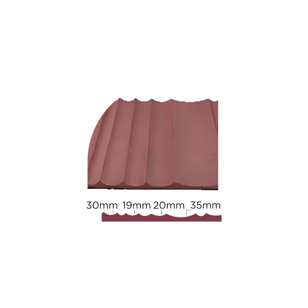 PD- 2006 - 12 MM HDHMR FLUTED PANEL - 3D PANEL (8 FT X 4FT ) - MDF FLUTED SERIES