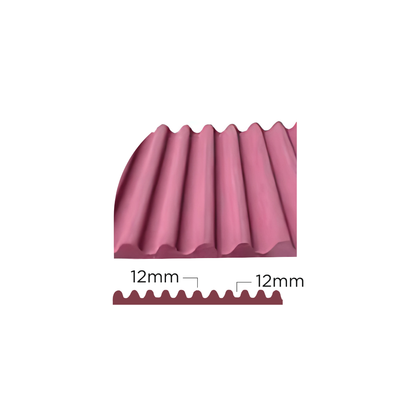 PD- 2007 - 12 MM HDHMR FLUTED PANEL - 3D PANEL (8 FT X 4FT ) - MDF FLUTED SERIES