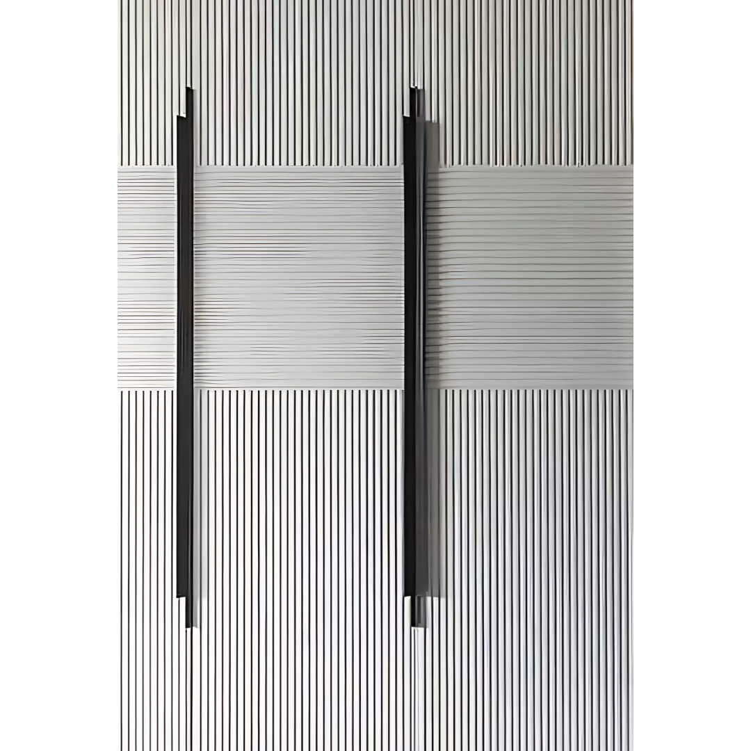 PD- 2008 - 12 MM HDHMR FLUTED PANEL - 3D PANEL (8 FT X 4FT ) - MDF FLUTED SERIES