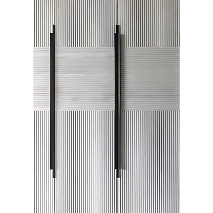 PD- 2008 - 12 MM HDHMR FLUTED PANEL - 3D PANEL (8 FT X 4FT ) - MDF FLUTED SERIES