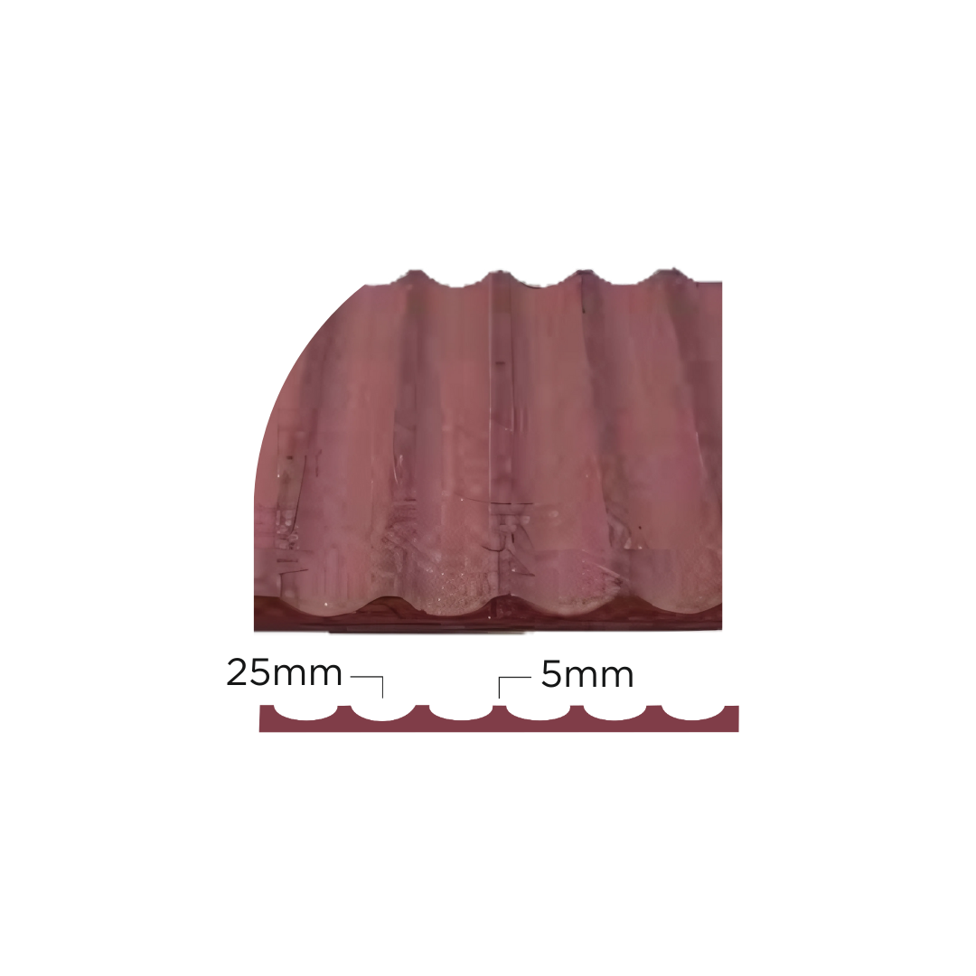 PD- 2009 - 12 MM HDHMR FLUTED PANEL - 3D PANEL (8 FT X 4FT ) - MDF FLUTED SERIES