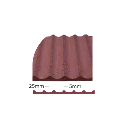 PD- 2009 - 12 MM HDHMR FLUTED PANEL - 3D PANEL (8 FT X 4FT ) - MDF FLUTED SERIES