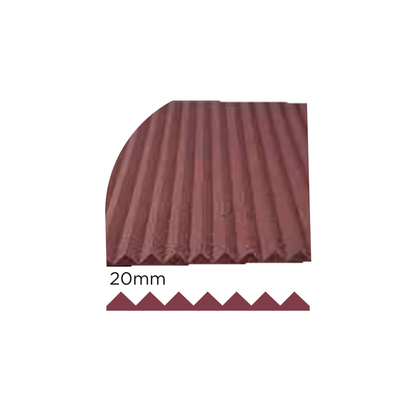 PD- 2010 - 12 MM HDHMR FLUTED PANEL - 3D PANEL (8 FT X 4FT ) - MDF FLUTED SERIES