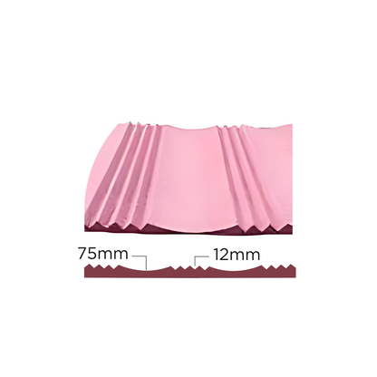 PD- 2012 ( 3D )  - 12 MM HDHMR FLUTED PANEL - 3D PANEL (8 FT X 4FT ) - MDF FLUTED SERIES