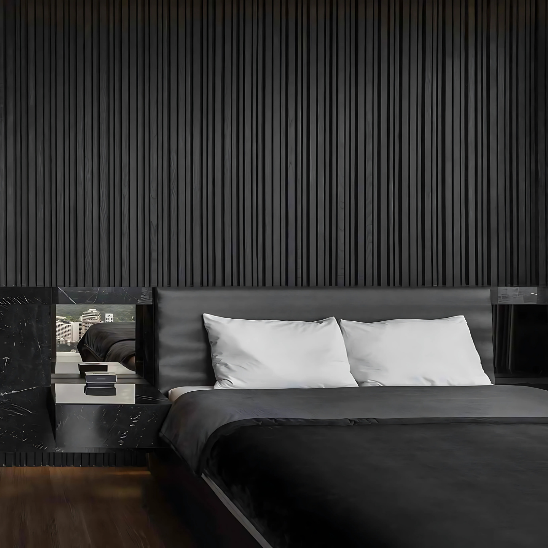 PD- 2013  - 12 MM HDHMR FLUTED PANEL - 3D PANEL (8 FT X 4FT ) - MDF FLUTED SERIES