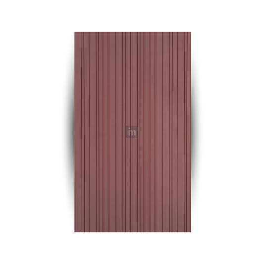 PD- 2013  - 12 MM HDHMR FLUTED PANEL - 3D PANEL (8 FT X 4FT ) - MDF FLUTED SERIES