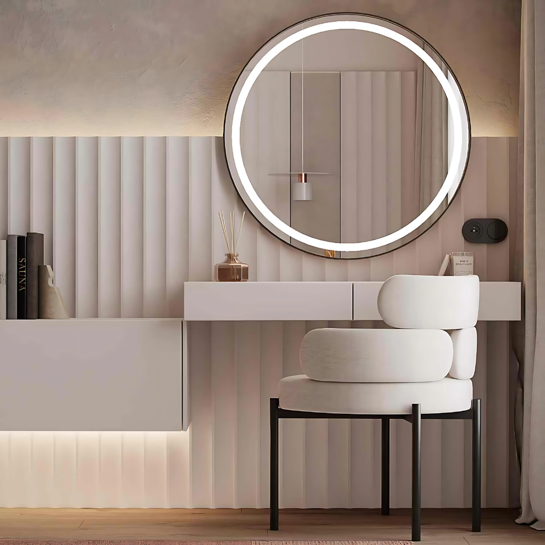 PD- 2022  - 12 MM HDHMR FLUTED PANEL - 3D PANEL (8 FT X 4FT ) - MDF FLUTED SERIES