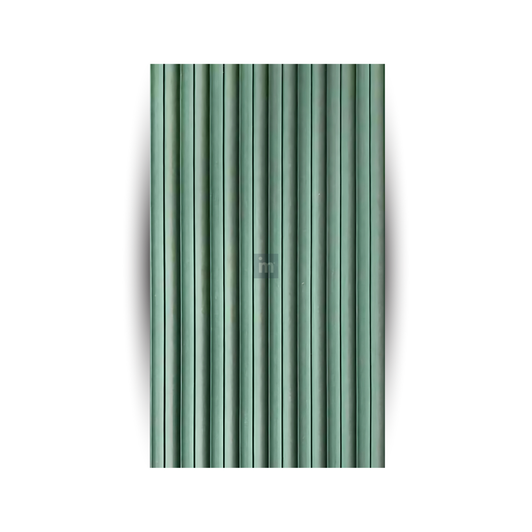 PD- 2029 (3D - HALF ROUND )  - 12 MM HDHMR FLUTED PANEL - 3D PANEL (8 FT X 4FT ) - MDF FLUTED SERIES