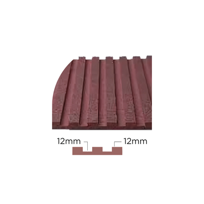 PD- 2103 - 08 MM HDHMR FLUTED PANEL - 3D PANEL (8 FT X 4FT ) - MDF FLUTED SERIES