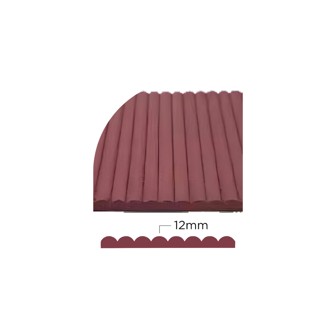 PD- 2108 - 08 MM HDHMR FLUTED PANEL - 3D PANEL (8 FT X 4FT ) - MDF FLUTED SERIES