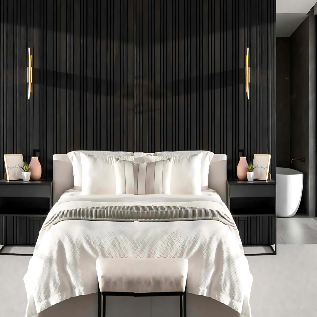 PD- 2113 - 08 MM HDHMR FLUTED PANEL - 3D PANEL (8 FT X 4FT ) - MDF FLUTED SERIES