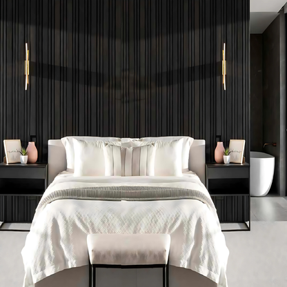 PD- 2113 - 08 MM HDHMR FLUTED PANEL - 3D PANEL (8 FT X 4FT ) - MDF FLUTED SERIES