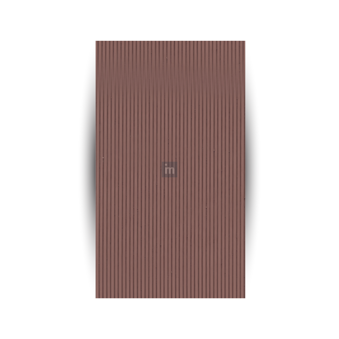 PD- 2117  ( HALF ROUND )  - 08 MM HDHMR FLUTED PANEL - 3D PANEL (8 FT X 4FT ) - MDF FLUTED SERIES