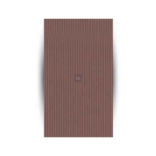 PD- 2117  ( HALF ROUND )  - 08 MM HDHMR FLUTED PANEL - 3D PANEL (8 FT X 4FT ) - MDF FLUTED SERIES