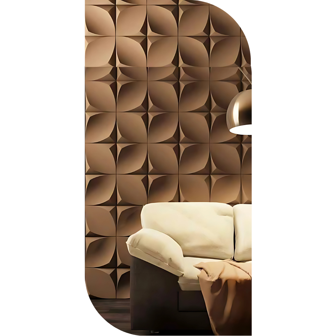 PD- 3024 - 12 MM  HDHMR MDF PANEL -  ( 8 FT X 4FT  ) - MDF 3D BOARD