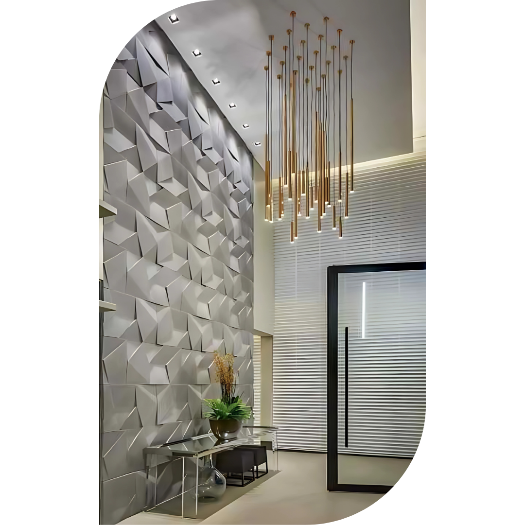 PD- 3071 - 12 MM  HDHMR MDF PANEL -  ( 8 FT X 4FT  ) - MDF 3D BOARD