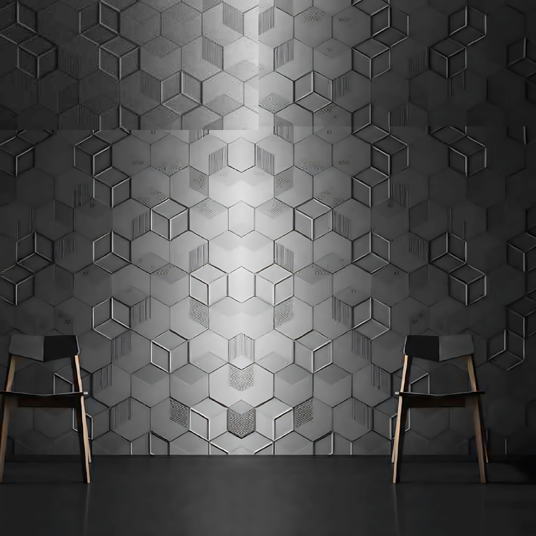 PD- 3115 - 12 MM  HDHMR MDF PANEL -  ( 8 FT X 4FT  ) - MDF 3D BOARD