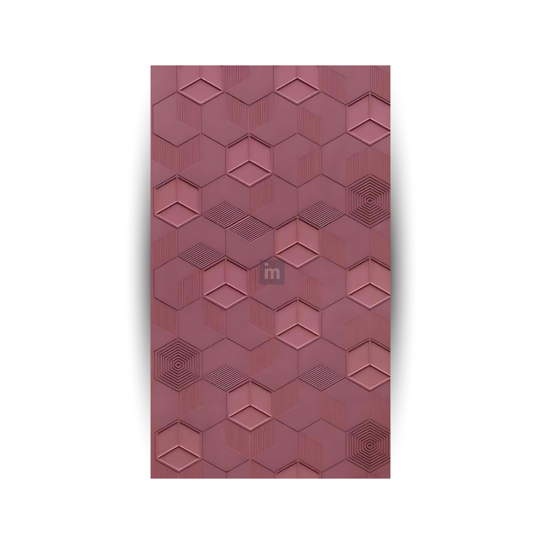 PD- 3115 - 12 MM  HDHMR MDF PANEL -  ( 8 FT X 4FT  ) - MDF 3D BOARD