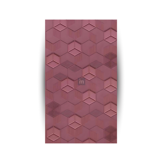 PD- 3115 - 12 MM  HDHMR MDF PANEL -  ( 8 FT X 4FT  ) - MDF 3D BOARD