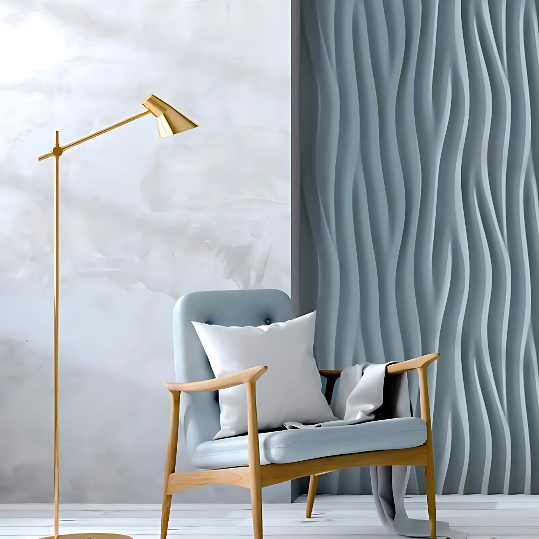 PD- 3210 - 12 MM  HDHMR MDF PANEL -  ( 8 FT X 4FT  ) - MDF 3D BOARD