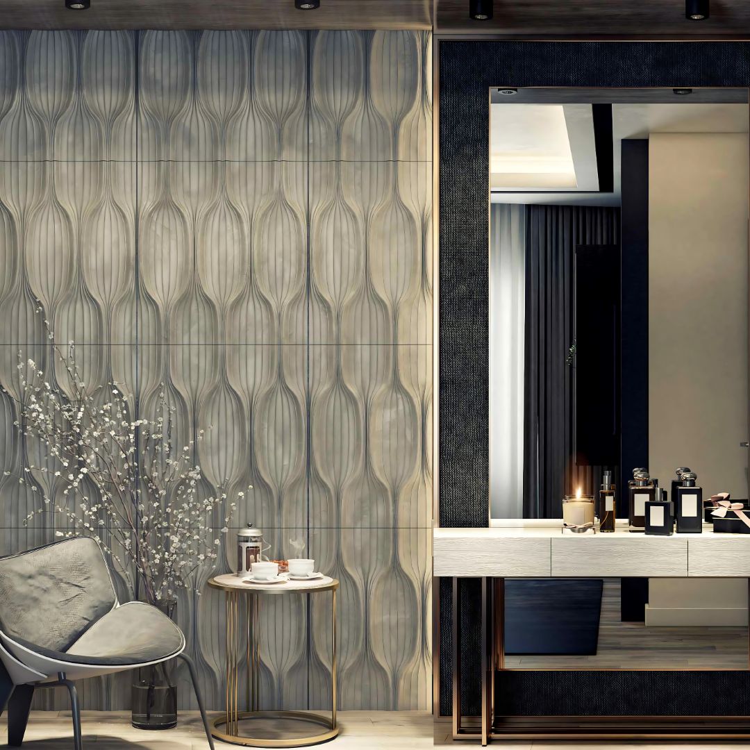 PD- 3238 - 18 MM  HDHMR MDF PANEL -  ( 8 FT X 4FT  ) - MDF 3D BOARD