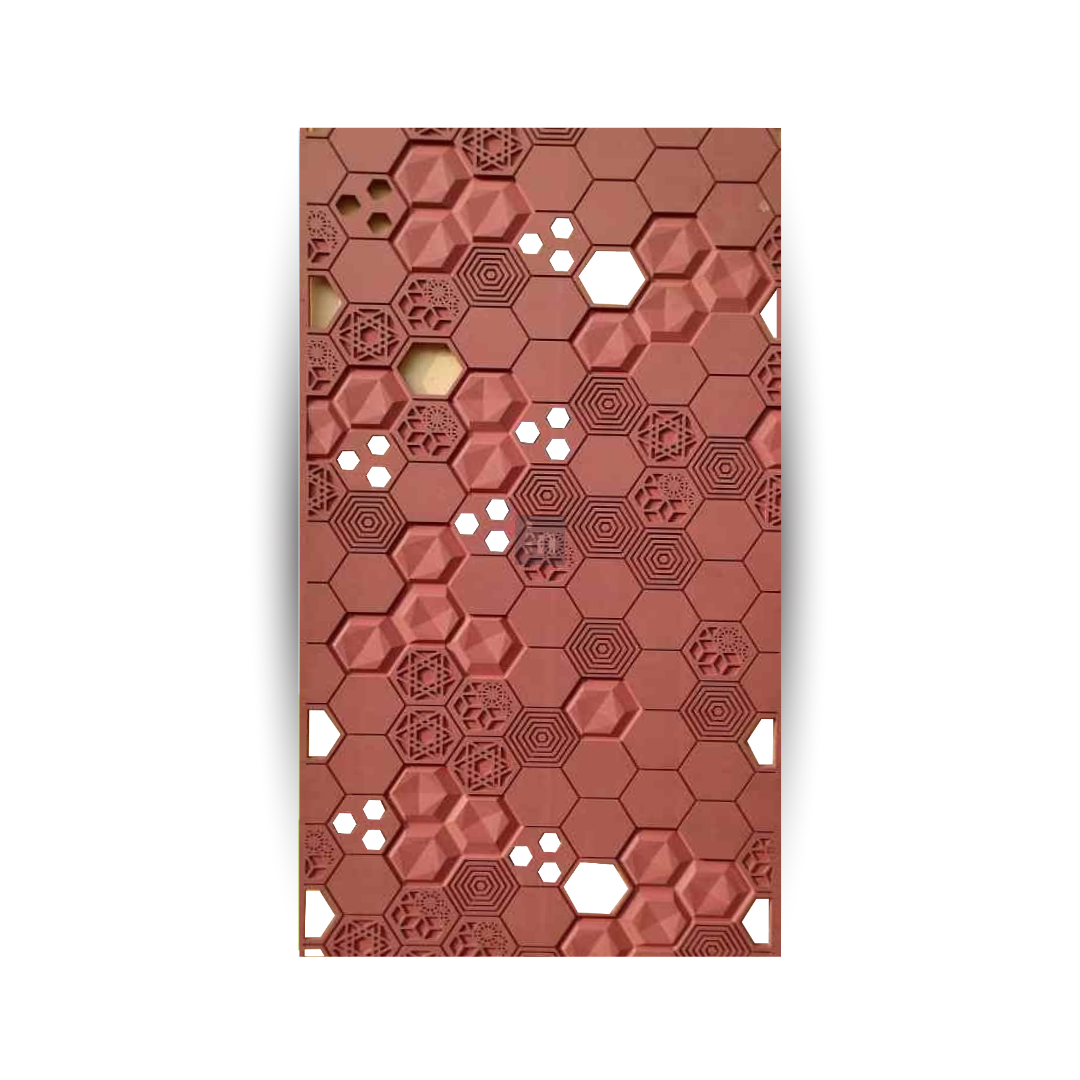 PD- 3248 - PREMIUM - 18 MM  HDHMR MDF PANEL -  ( 8 FT X 4FT  ) - MDF 3D BOARD