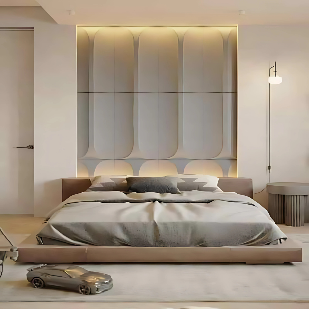 PD- 3258 - 18 MM  HDHMR MDF PANEL -  ( 8 FT X 4FT  ) - MDF 3D BOARD