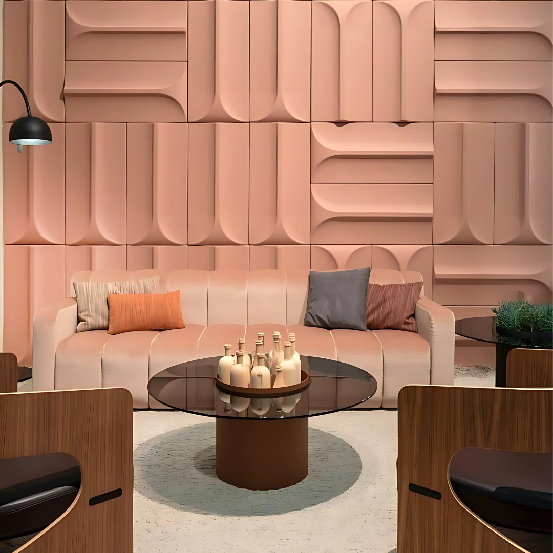 PD- 3258 - 18 MM  HDHMR MDF PANEL -  ( 8 FT X 4FT  ) - MDF 3D BOARD