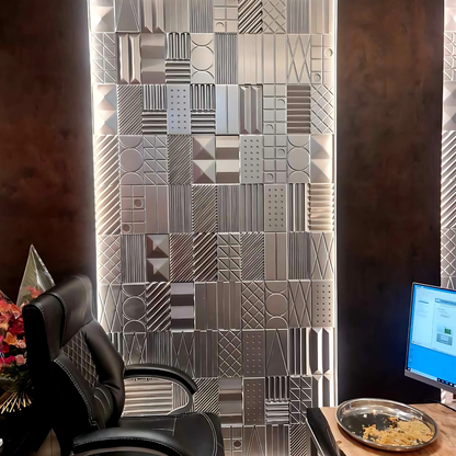 PD- 3259 - 18 MM  HDHMR MDF PANEL -  ( 8 FT X 4FT  ) - MDF 3D BOARD