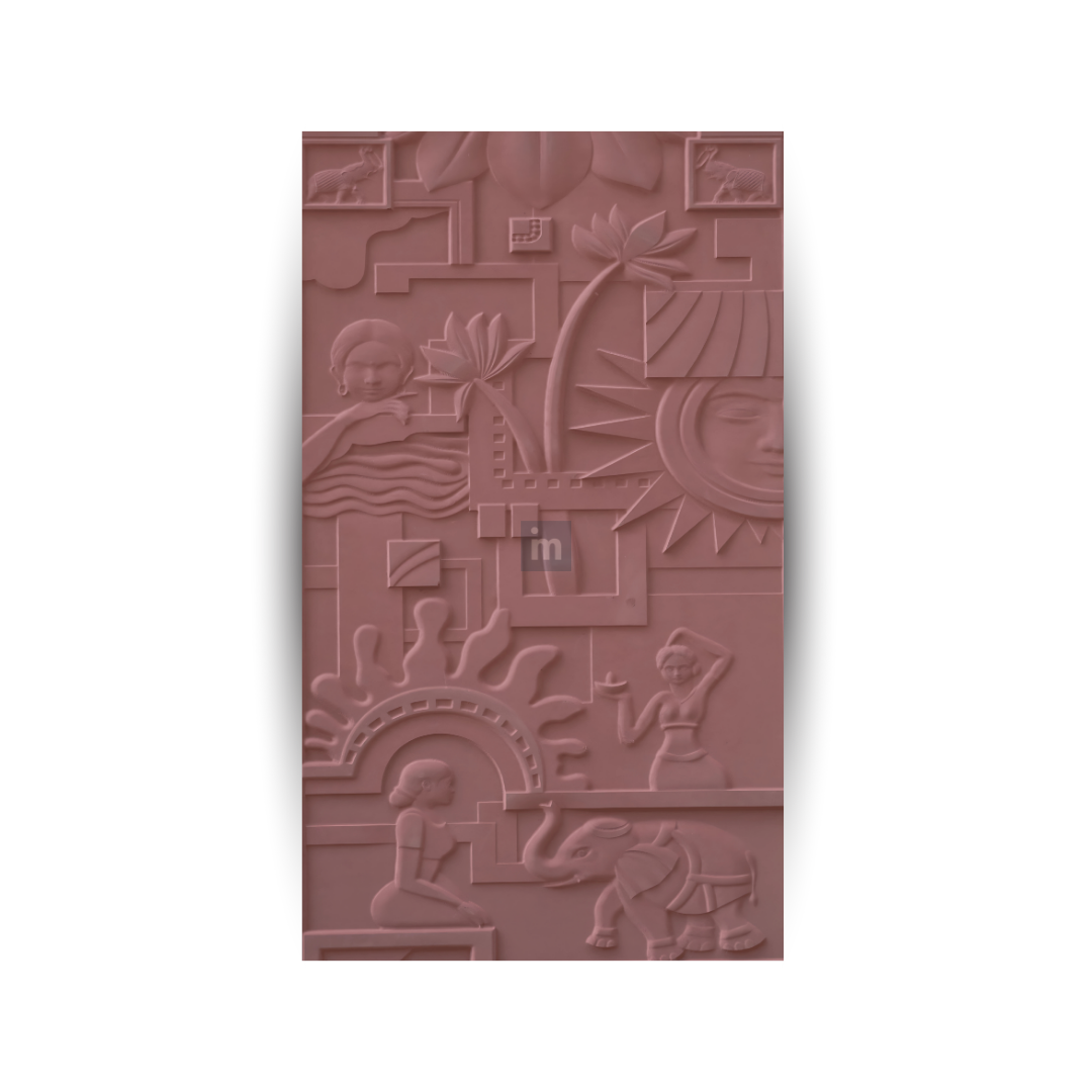 PD- 3261 -  PREMIUM -  18 MM  HDHMR MDF PANEL -  ( 8 FT X 4FT  ) - MDF 3D BOARD