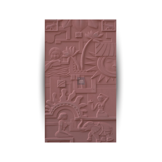 PD- 3261 -  PREMIUM -  18 MM  HDHMR MDF PANEL -  ( 8 FT X 4FT  ) - MDF 3D BOARD