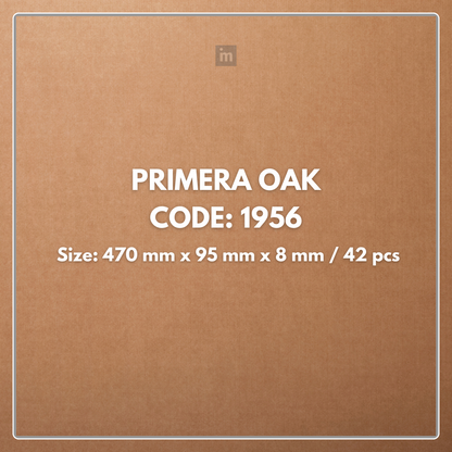 1956 - PRIMERA OAK - AC5 470MM X 95MM X 8MM - MARVEL - SPILL DEFENCE TECHNOLOGY - HERRINGBONE - LAMINATE FLOORING