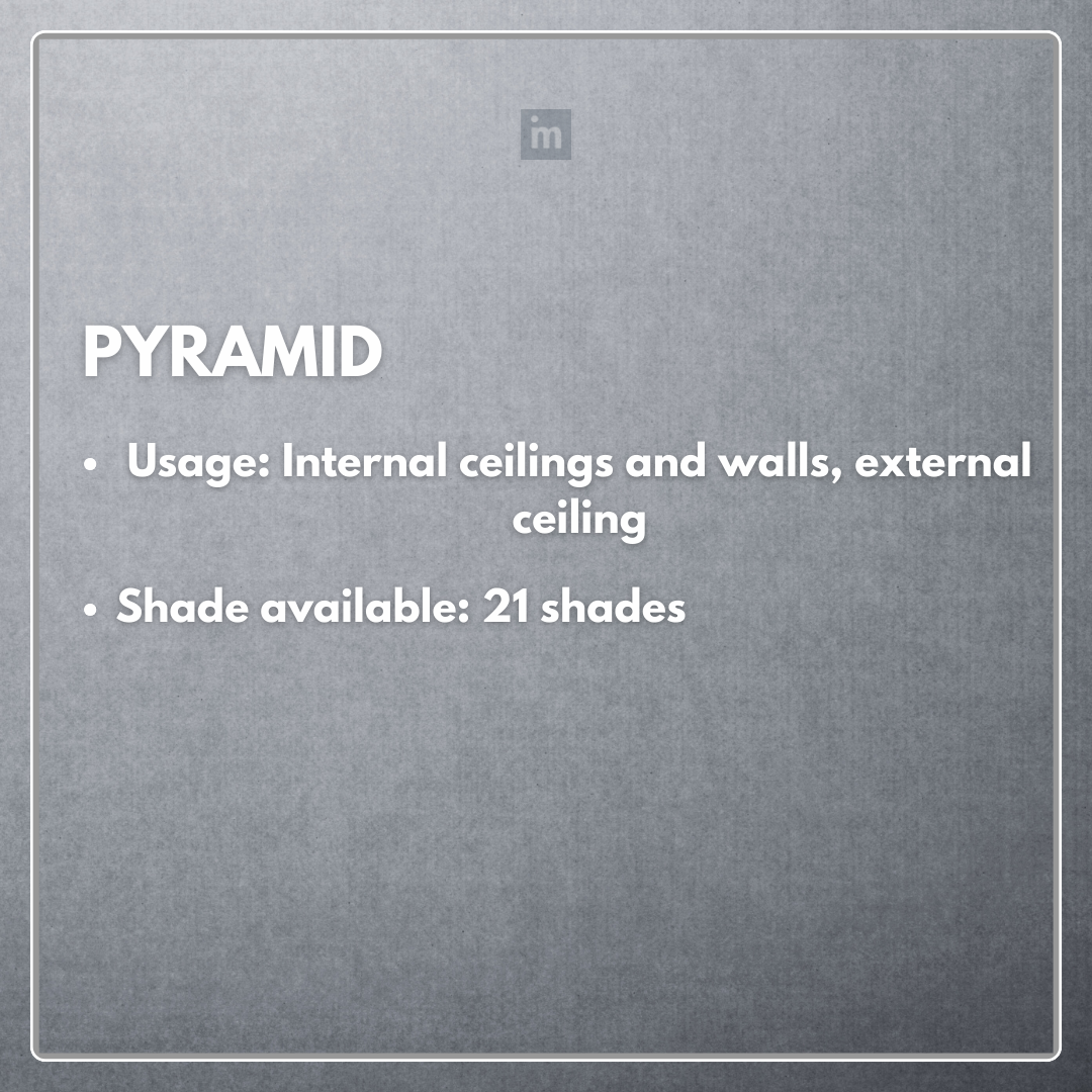 PYRAMID / 140MM  X 3060MM / INTERNAL CEILINGS AND WALLS / EXTERNAL CEILINGS / PARE EASY+ / SOFFIT PANELS
