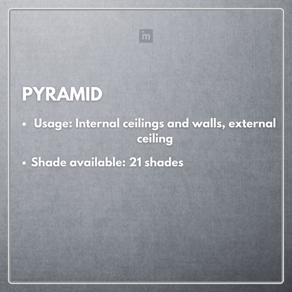 PYRAMID / 140MM  X 3060MM / INTERNAL CEILINGS AND WALLS / EXTERNAL CEILINGS / PARE EASY+ / SOFFIT PANELS