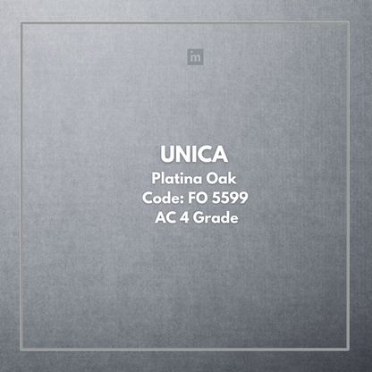 FO 5599 - PLATINA OAK - UNICA CLASS 32 - AC4 1216MM X 196MM X 8MM - OIL MATT - FLOORWALK  - LAMINATE WOODEN FLOORING