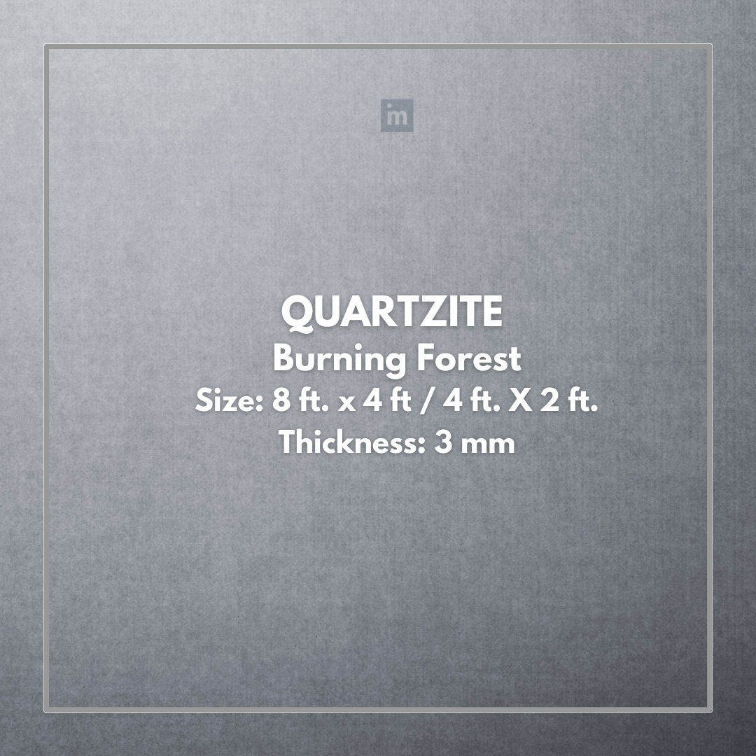 QUARTZITE BURNING FOREST - STONE VENEER