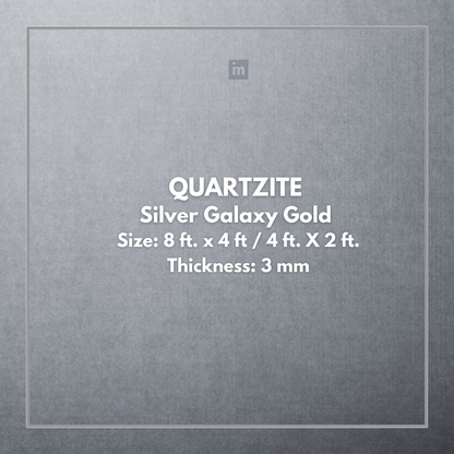 QUARTZITE SILVER GALAXY GOLD - STONE VENEER