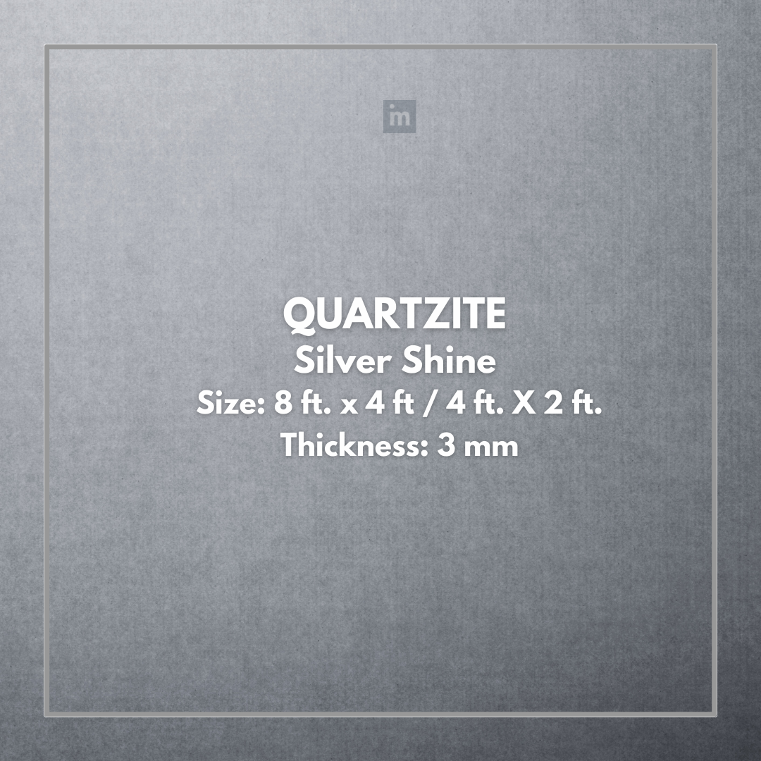 QUARTZITE SILVER SHINE - STONE VENEER