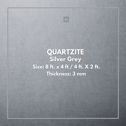 QUARTZITE SILVER GREY - STONE VENEER