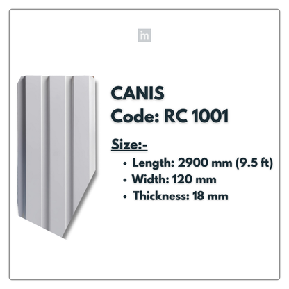 RC 1001 / LOUVERS / FLUTED PANELS / 120 MM x 2900 MM x 18 MM / PREMIUM HDF SLATS