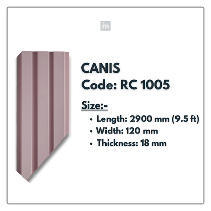 RC 1005 / LOUVERS / FLUTED PANELS / 120 MM x 2900 MM x 18 MM / PREMIUM HDF SLATS