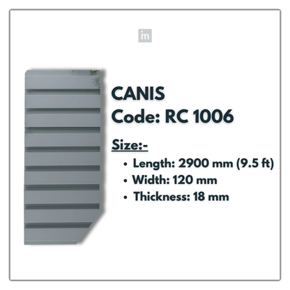 RC 1006 / LOUVERS / FLUTED PANELS / 120 MM x 2900 MM x 18 MM / PREMIUM HDF SLATS