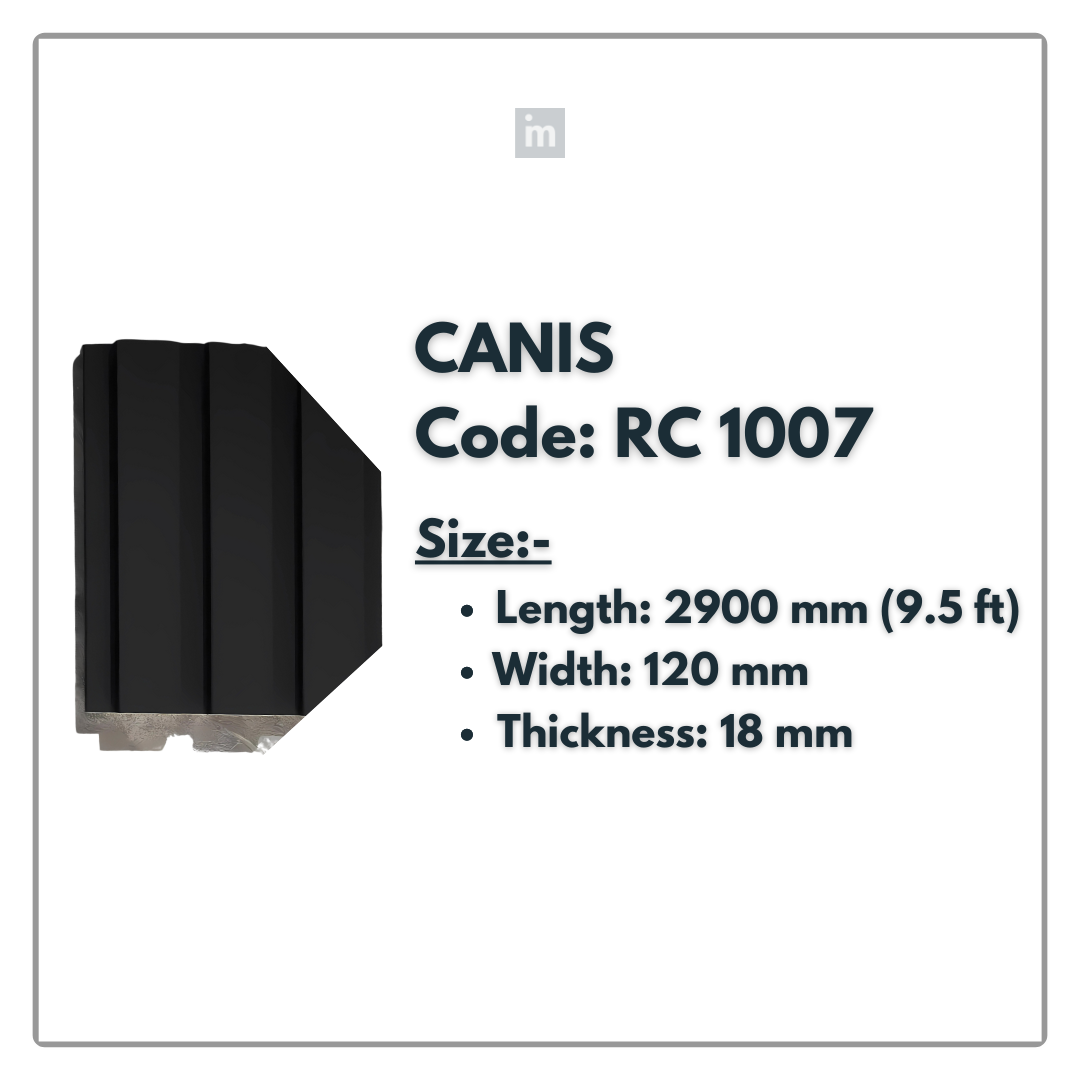 RC 1007 / LOUVERS / FLUTED PANELS / 120 MM x 2900 MM x 18 MM / PREMIUM HDF SLATS