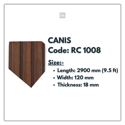 RC 1008 / LOUVERS / FLUTED PANELS / 120 MM x 2900 MM x 18 MM / PREMIUM HDF SLATS