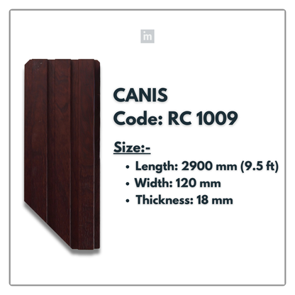 RC 1009 / LOUVERS / FLUTED PANELS / 120 MM x 2900 MM x 18 MM / PREMIUM HDF SLATS