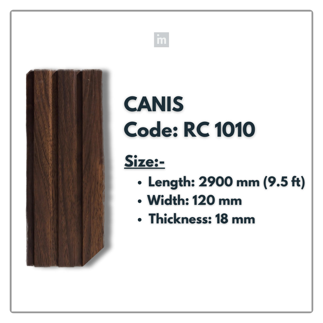 RC 1010 / LOUVERS / FLUTED PANELS / 120 MM x 2900 MM x 18 MM / PREMIUM HDF SLATS