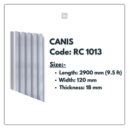 RC 1013 / LOUVERS / FLUTED PANELS / 120 MM x 2900 MM x 18 MM / PREMIUM HDF SLATS